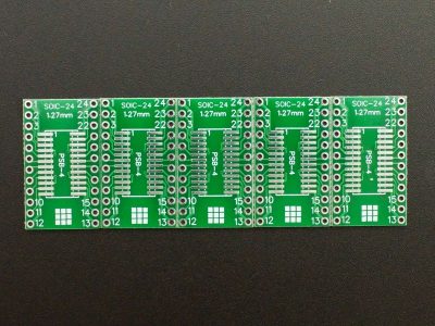 PCB SMD-24 to DIP HASL SOIC Side