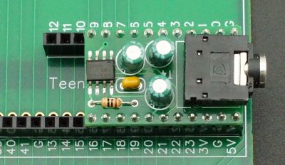 PT8211 Audio Adapter - On Prototyping System for Teensy 4.1