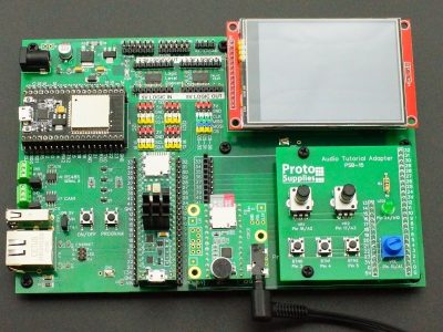 Audio Tutorial Adapter on Baseboard