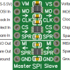 High Speed SPI Logic Level Converter Moduel Connections