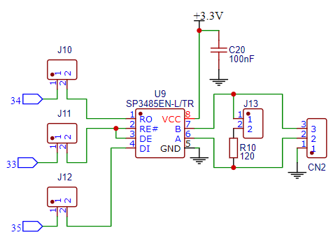 Project System RS485 Schematic