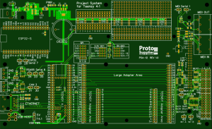 Project System for Teensy 4.1 CAD Top